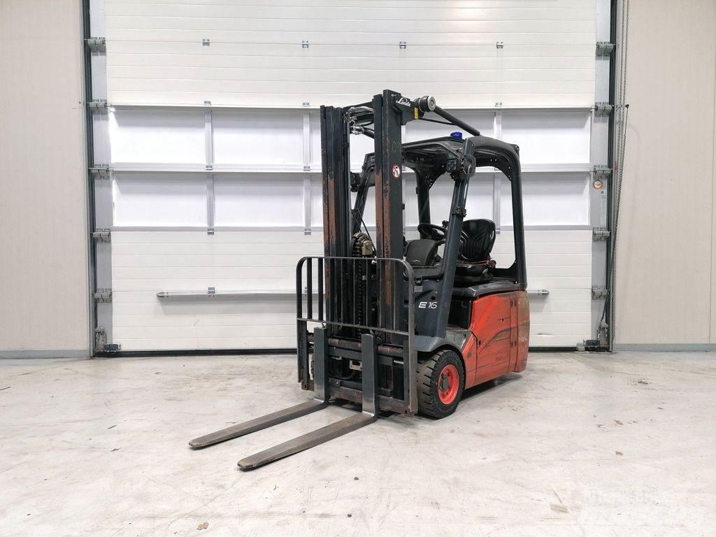 Linde E16C-01 バッテリーフォークリフト