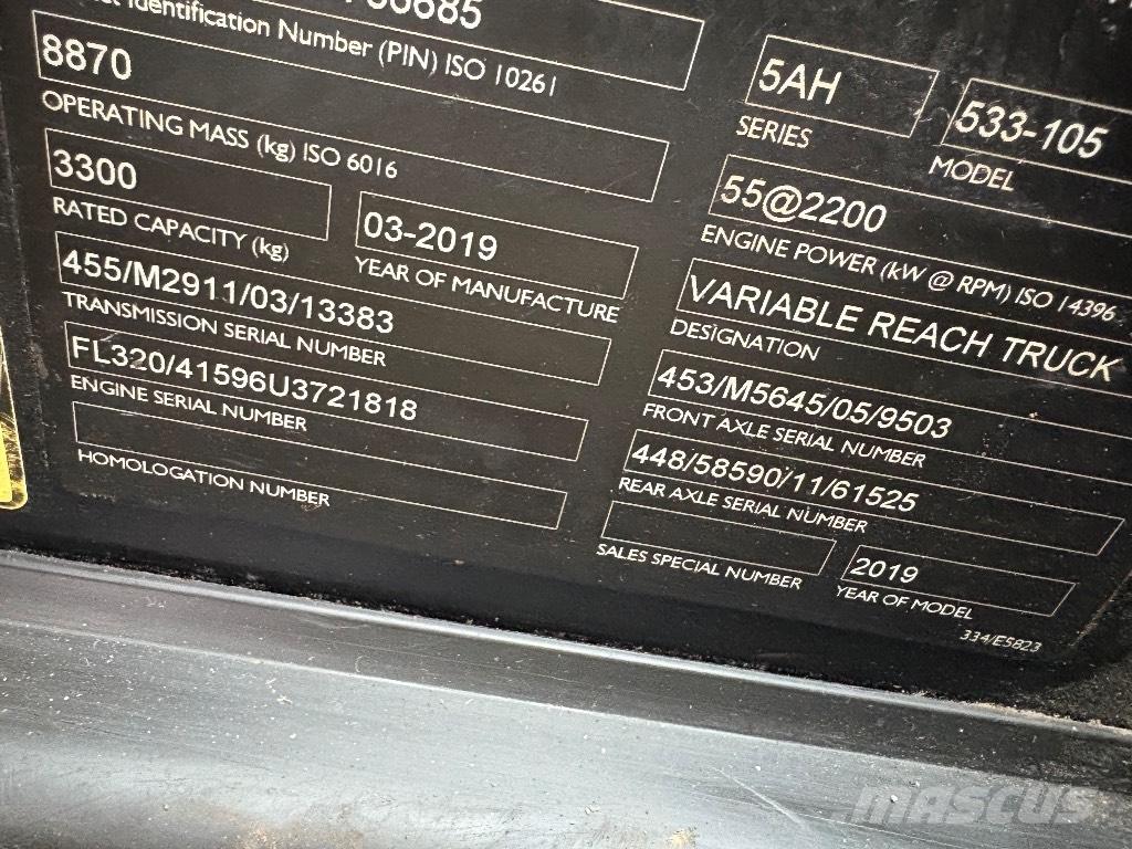 JCB 533-105 テレスコーピックハンドラー