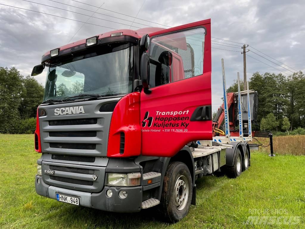 Scania R 500 木材トラック