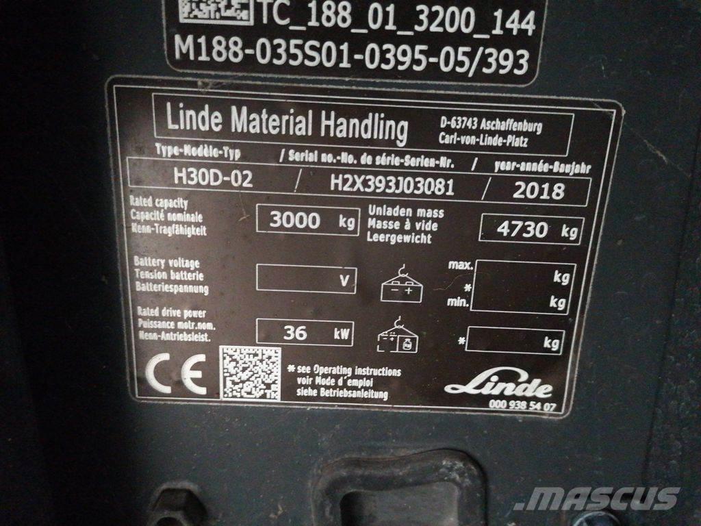Linde H30D-02 ディーゼル・軽油