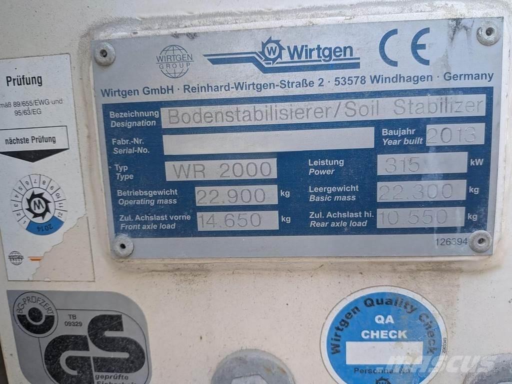 Wirtgen WR2000 アスファルトリサイクルマシン