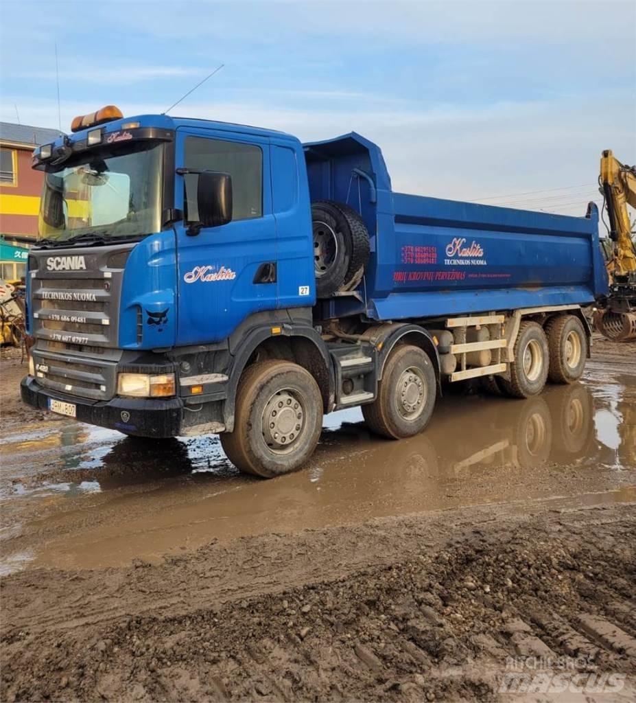 Scania R 420 8X4 スキップローダートラック