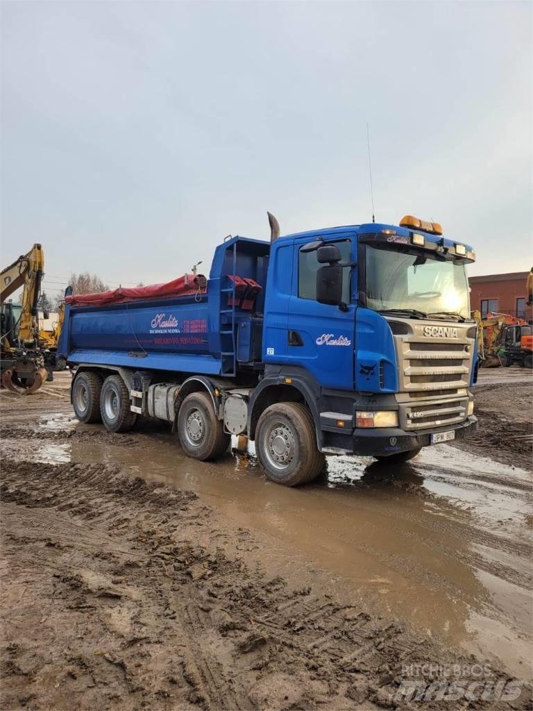 Scania R 420 8X4 スキップローダートラック