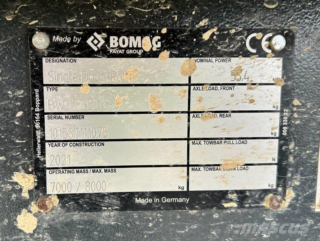 Bomag BW 177 BVC-5 振動ローラ