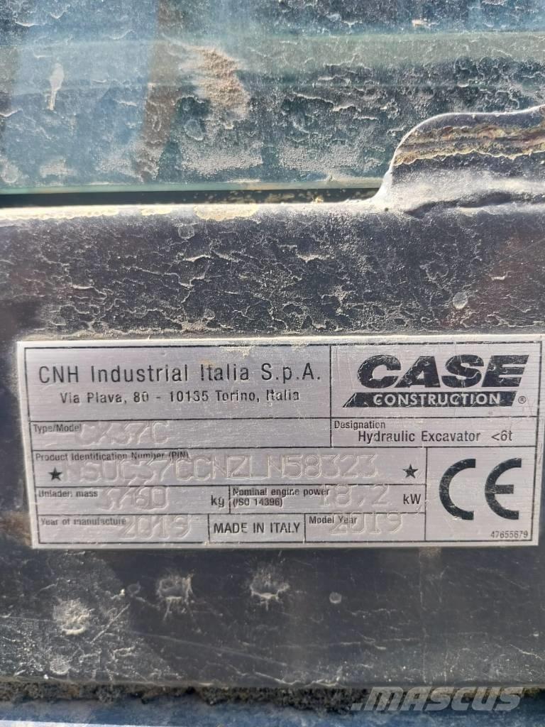 CASE CX 37 C ミニ油圧ショベル 7t以下（ミニユンボ・ミニディガー）