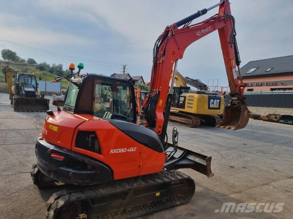 Kubota KX 80-4 中型油圧ショベル 7ｔ-12ｔ（ユンボ・パワーショベル・バックホー）