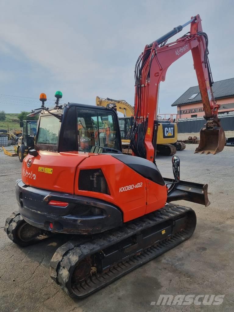 Kubota KX 80-4 中型油圧ショベル 7ｔ-12ｔ（ユンボ・パワーショベル・バックホー）