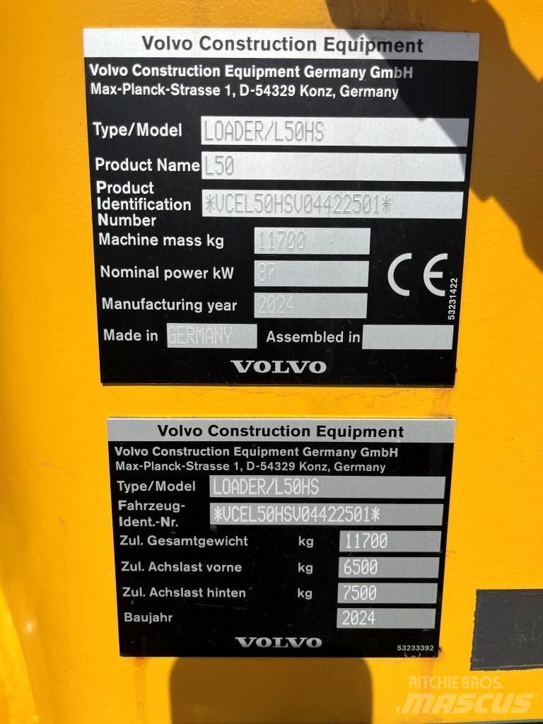 Volvo L50H ホイールローダー・タイヤショベル