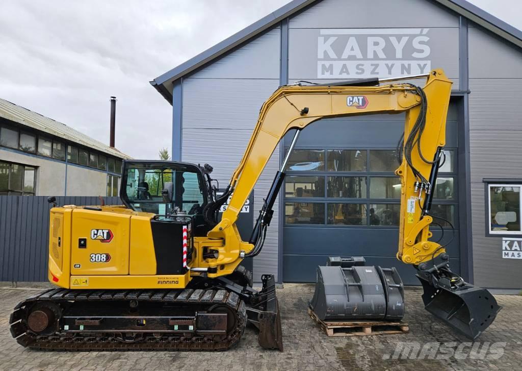 CAT 308 CR 中型油圧ショベル 7ｔ-12ｔ（ユンボ・パワーショベル・バックホー）