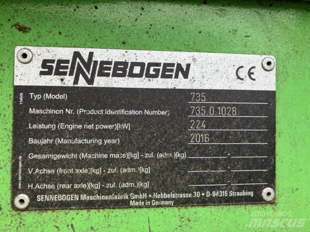 Sennebogen 735E 廃棄物／工業産廃処理機