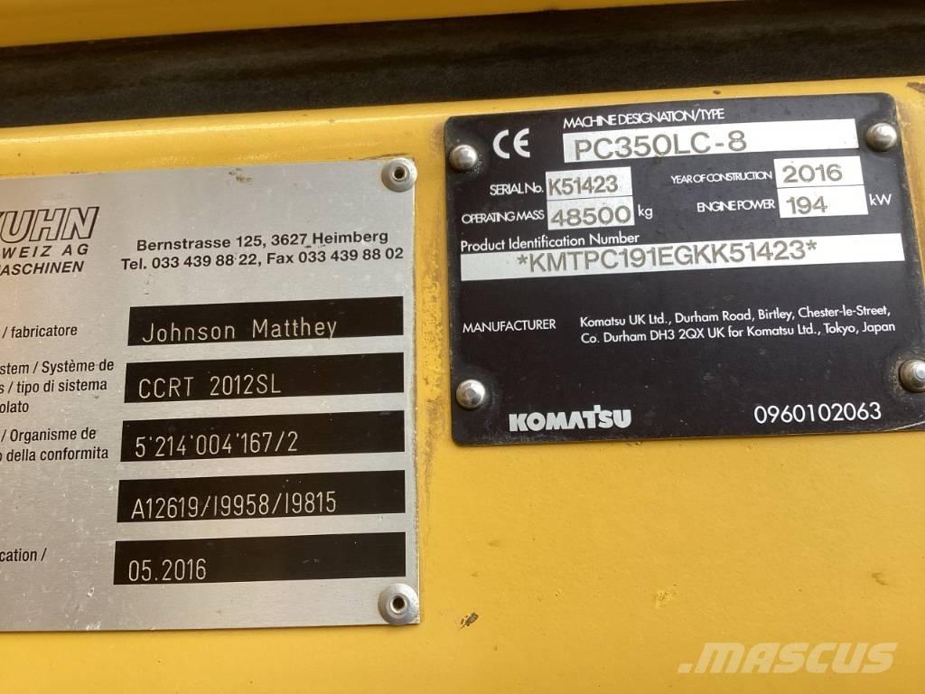 Komatsu PC 350 LC-8 解体油圧ショベル