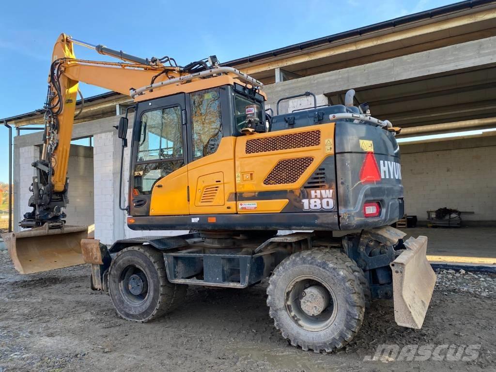 Hyundai HW 180 ホイール式油圧ショベル（パワーショベル・ユンボ・バックホー）