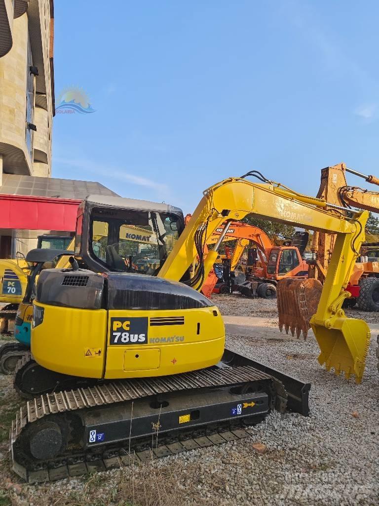 Komatsu PC 78 中型油圧ショベル 7ｔ-12ｔ（ユンボ・パワーショベル・バックホー）