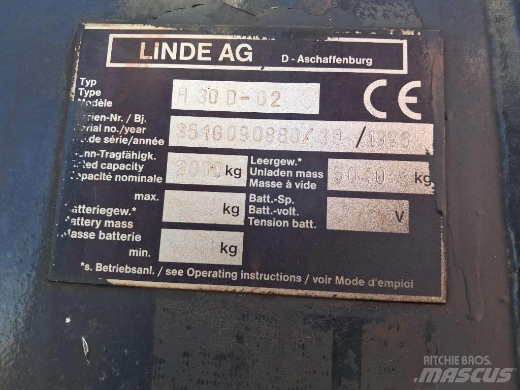 Linde H 30 D ディーゼル・軽油
