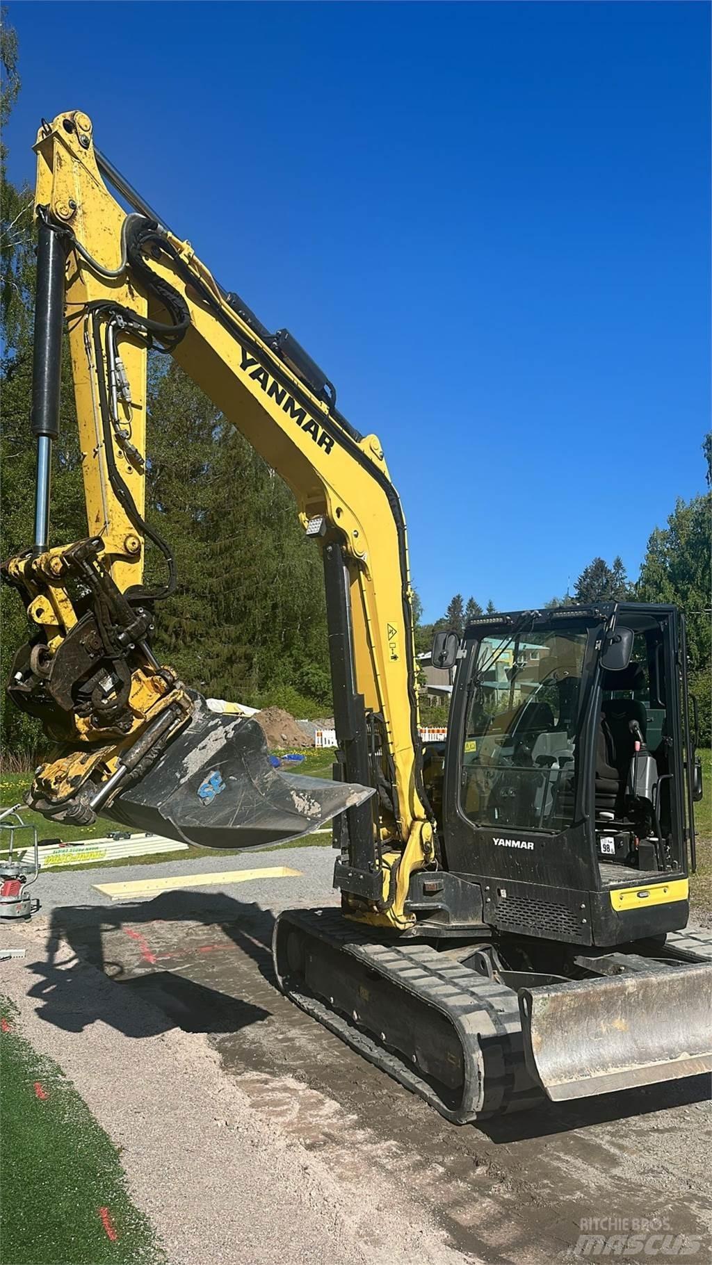 Yanmar Vio 80-1A 中型油圧ショベル 7ｔ-12ｔ（ユンボ・パワーショベル・バックホー）