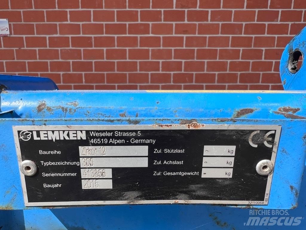 Lemken Zirkon 12/300 パワーハローとロータリーハロー