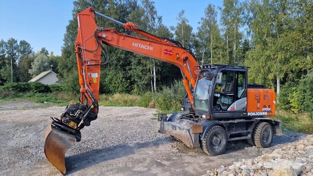Hitachi ZX 170 W-6 ホイール式油圧ショベル（パワーショベル・ユンボ・バックホー）