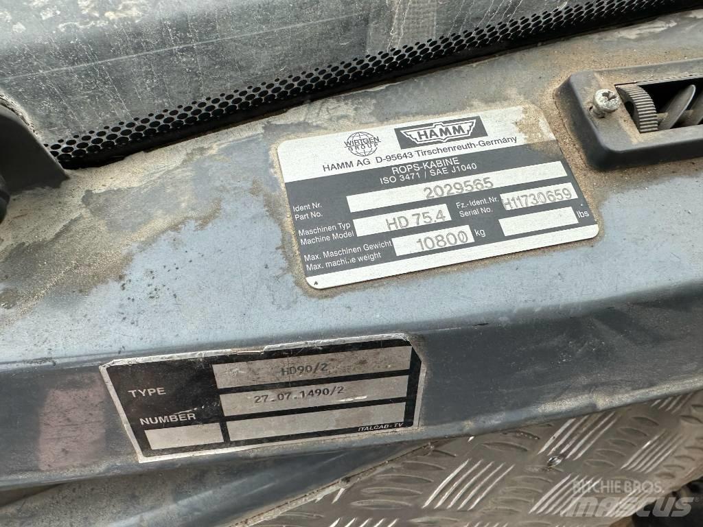 Hamm HD 75.4 タンデムローラ