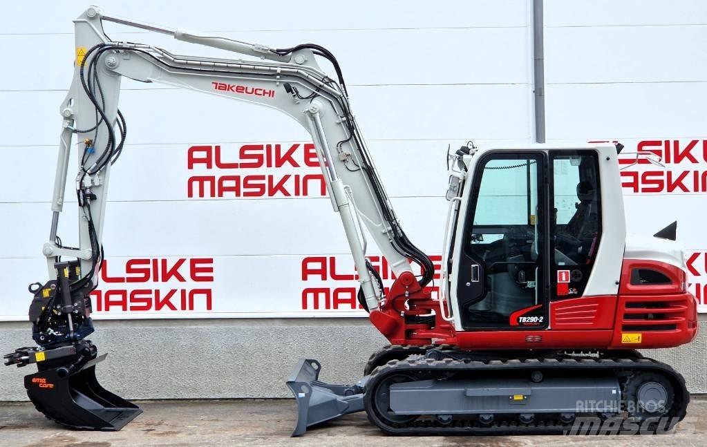 Takeuchi TB290-2 中型油圧ショベル 7ｔ-12ｔ（ユンボ・パワーショベル・バックホー）