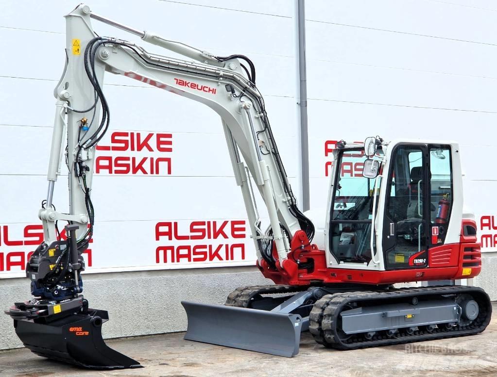 Takeuchi TB290-2 中型油圧ショベル 7ｔ-12ｔ（ユンボ・パワーショベル・バックホー）