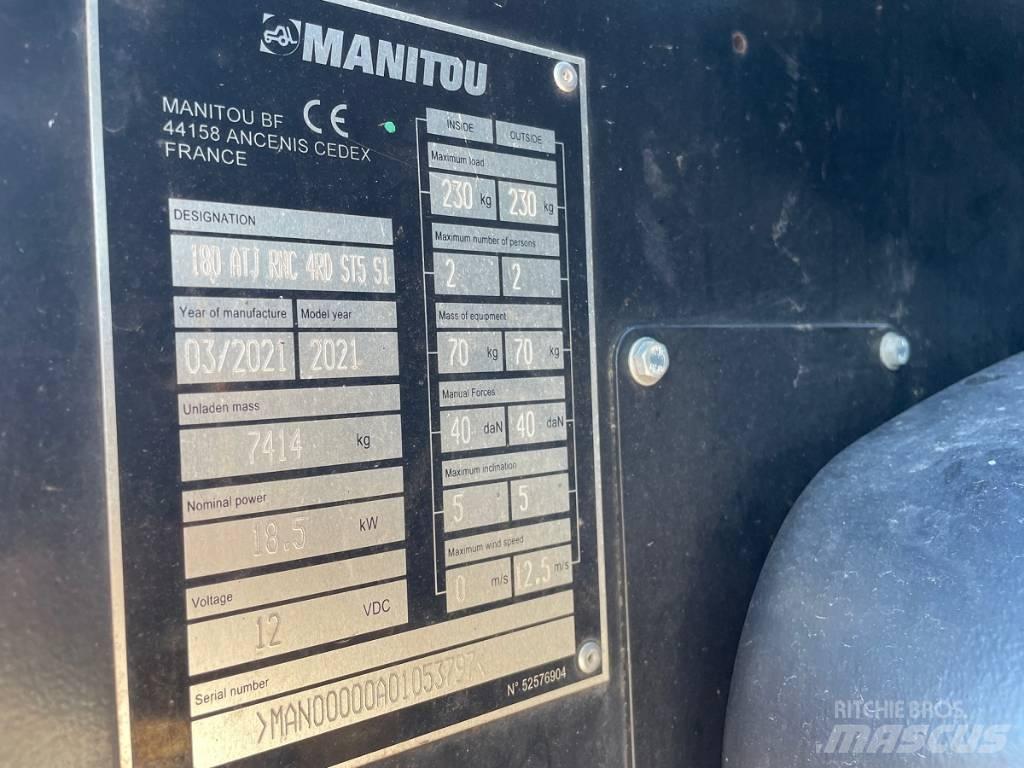 Manitou 180 ATJ ブームリフト　屈伸型