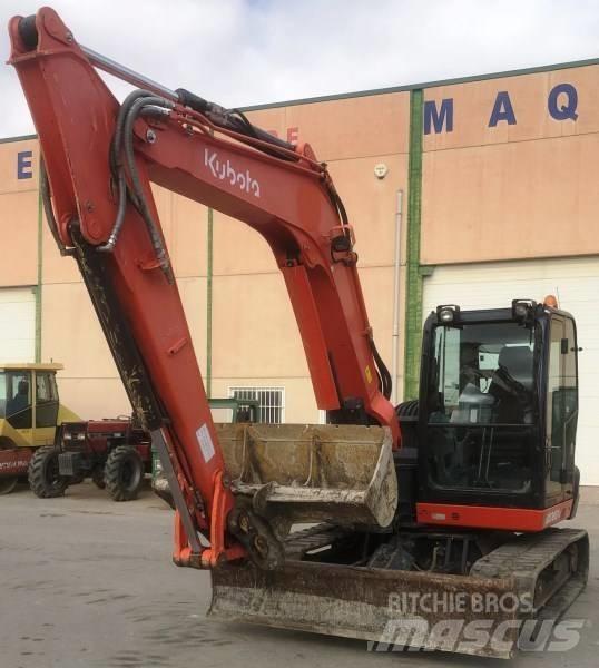 Kubota KX 080-4 中型油圧ショベル 7ｔ-12ｔ（ユンボ・パワーショベル・バックホー）