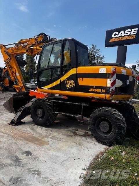 JCB JS 145 W ホイール式油圧ショベル（パワーショベル・ユンボ・バックホー）