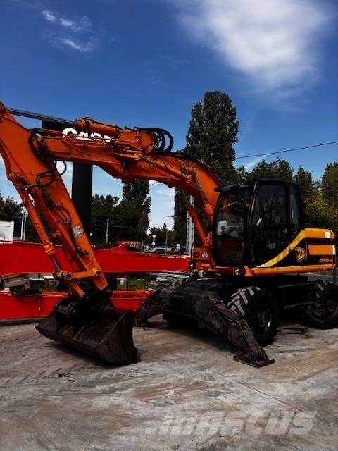 JCB JS 145 W ホイール式油圧ショベル（パワーショベル・ユンボ・バックホー）