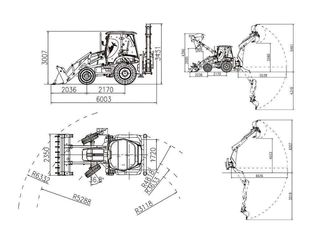 Lonking 83C バックホーローダー