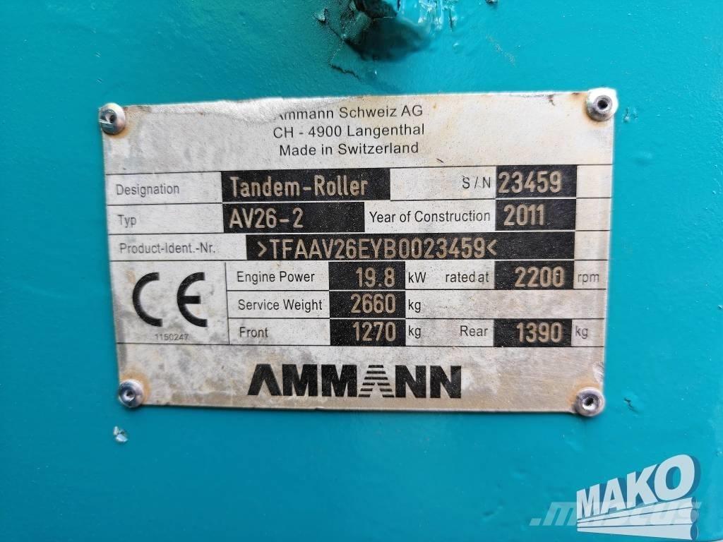Ammann AV 26-2 タンデムローラ