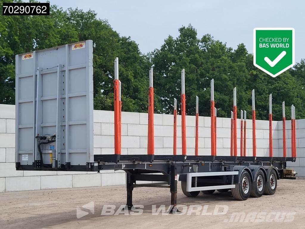 A&D LPRS24 3 axles 木材トレーラー