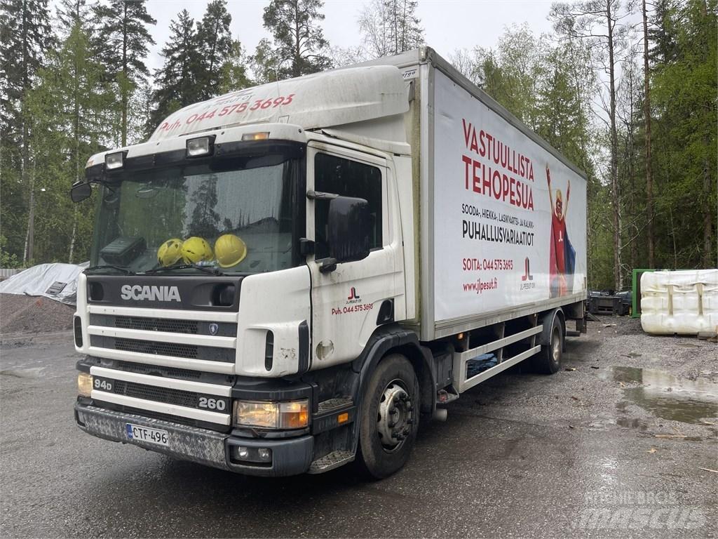 Scania 94 D 260 ボックスボディー、ウイング、箱車