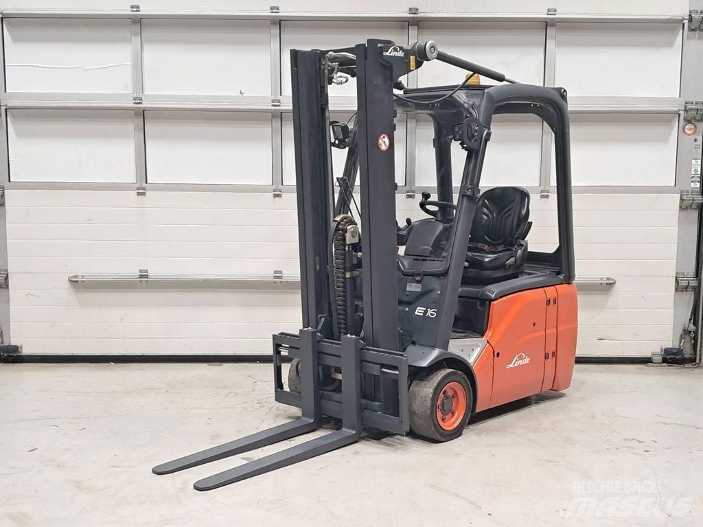 Linde E16C-01 バッテリーフォークリフト