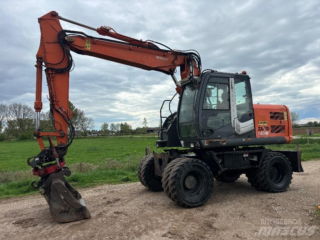 Hitachi ZX 140 W T-3 ホイール式油圧ショベル（パワーショベル・ユンボ・バックホー）
