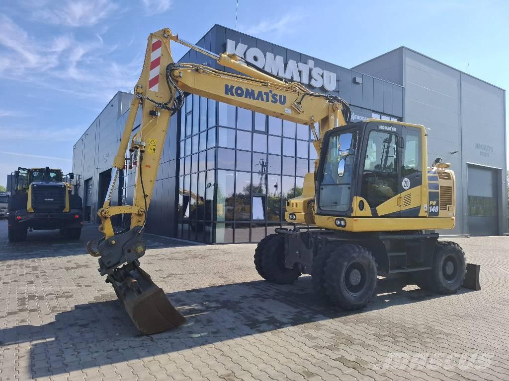 Komatsu PW 148-11 ホイール式油圧ショベル（パワーショベル・ユンボ・バックホー）