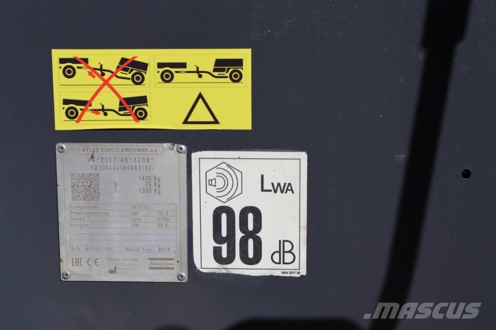 Atlas Copco XATS138 コンプレッサー