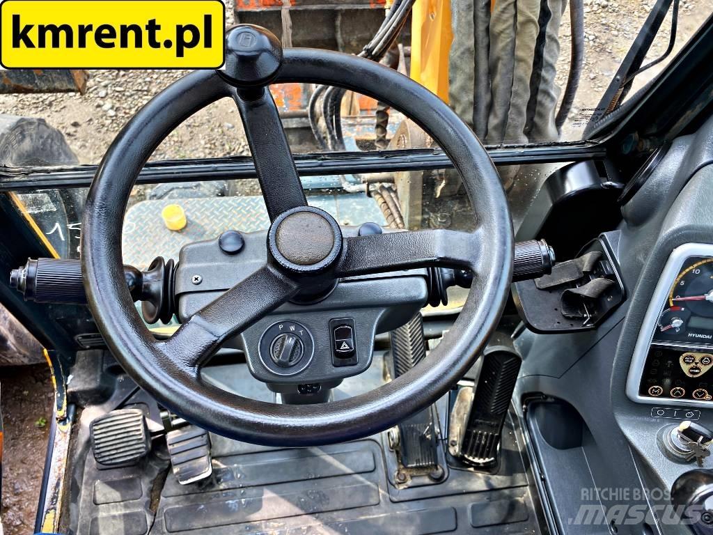 Hyundai Robex 55-9 A ホイール式油圧ショベル（パワーショベル・ユンボ・バックホー）