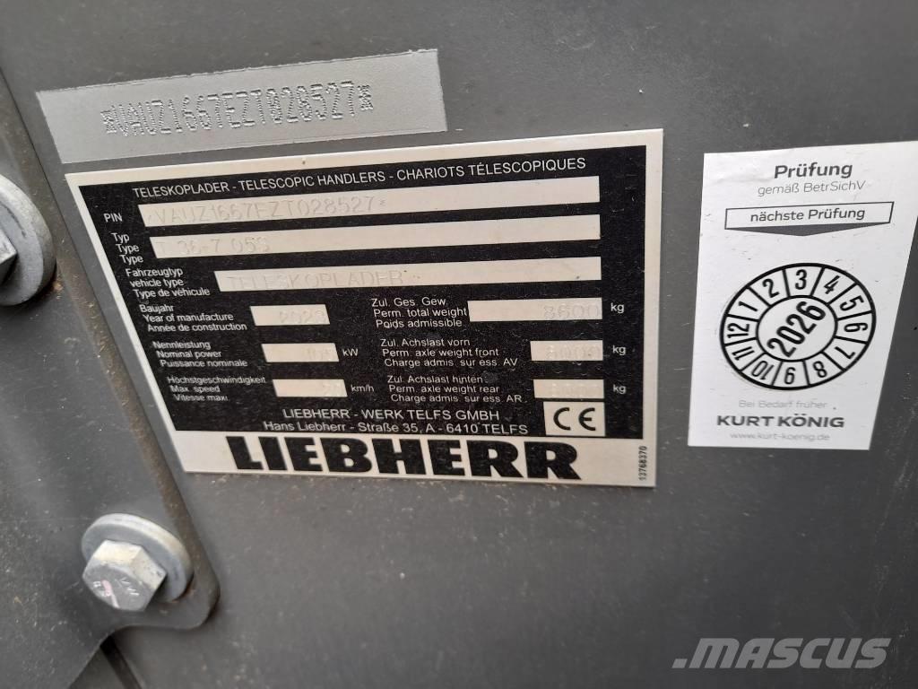 Liebherr T 36-7 S テレスコーピックハンドラー