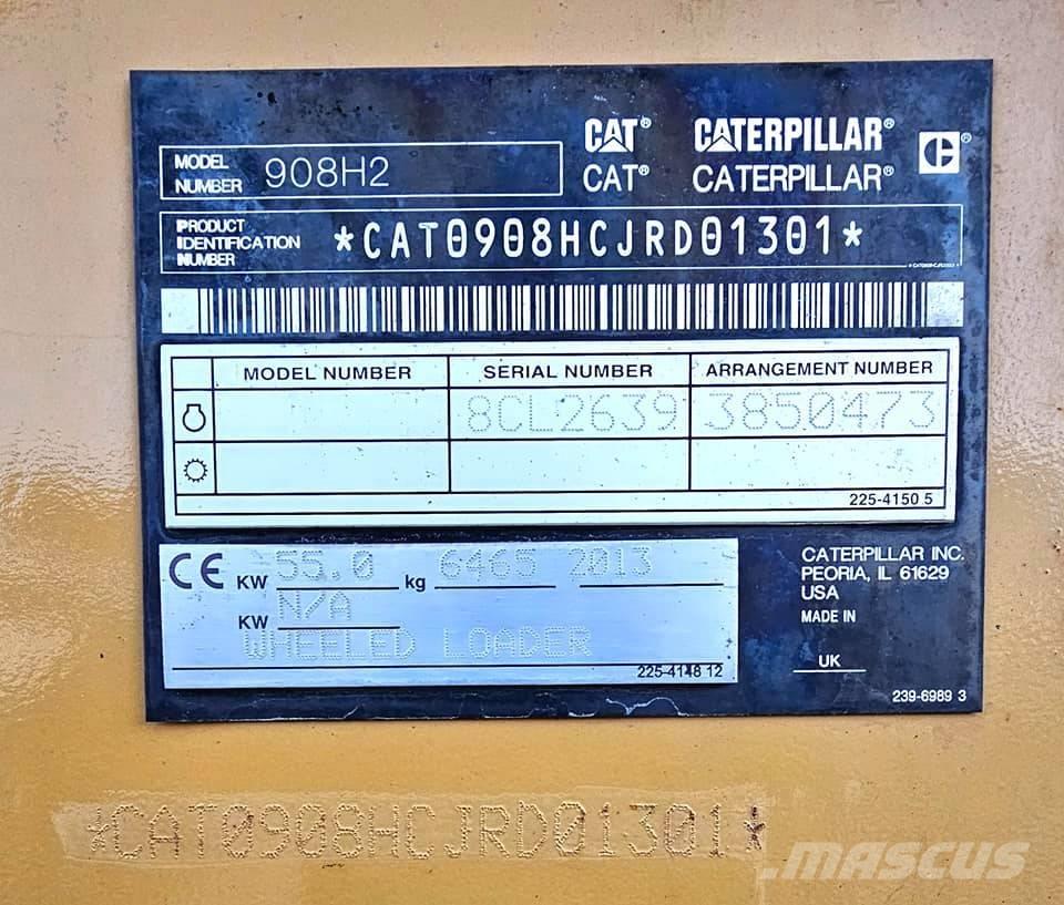 CAT 908 H 2 ホイールローダー・タイヤショベル