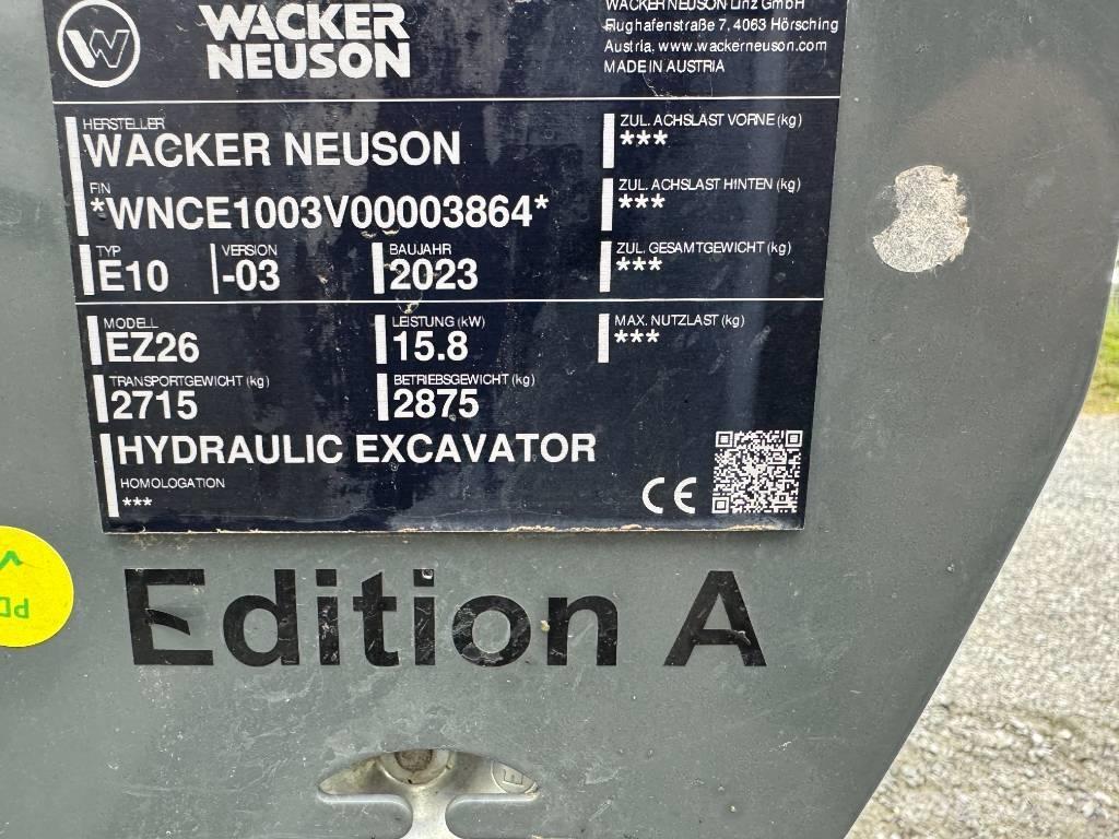 Wacker Neuson EZ26 大型油圧ショベル12t以上（パワーショベル・ユンボ）