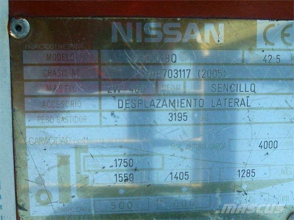 Nissan FD01A18Q ディーゼル・軽油