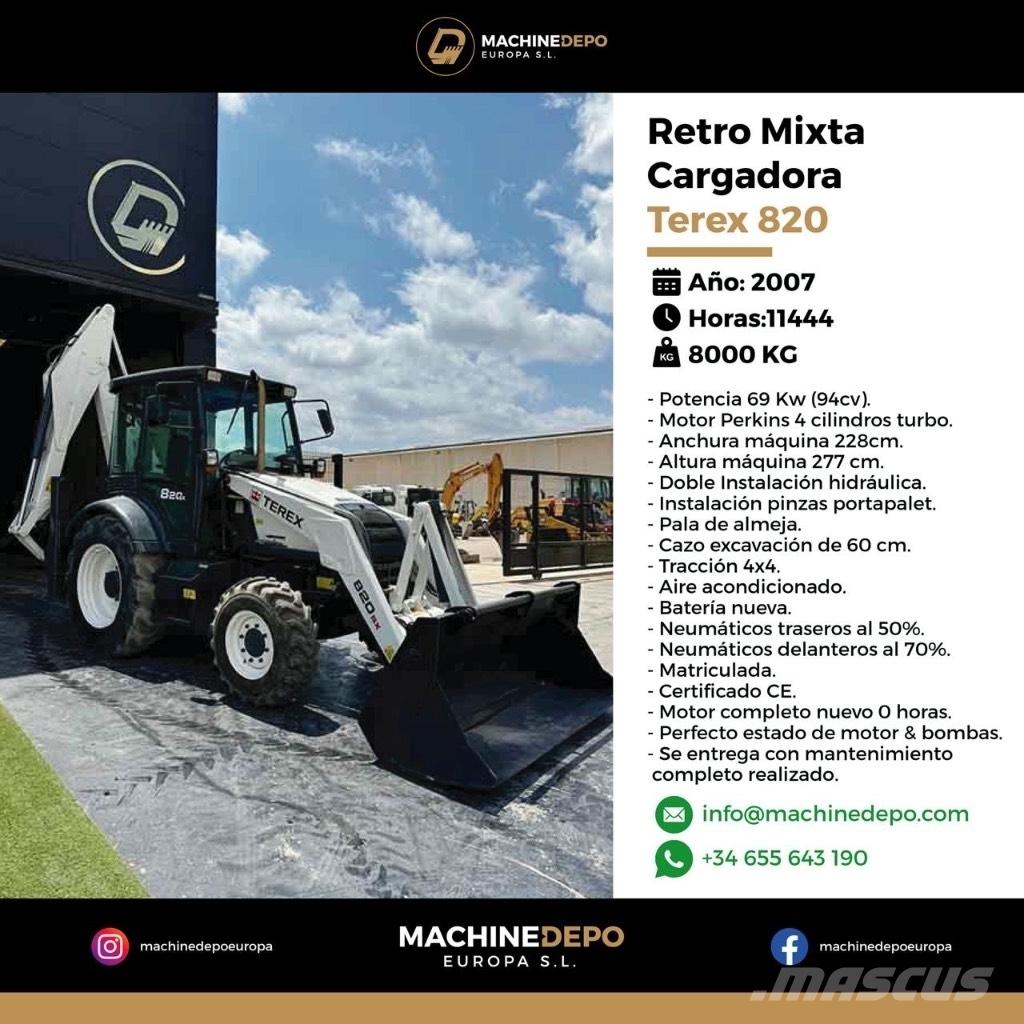 Terex 820 バックホーローダー
