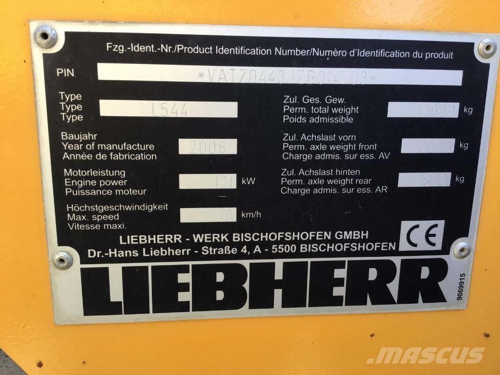 Liebherr L 544 ホイールローダー・タイヤショベル