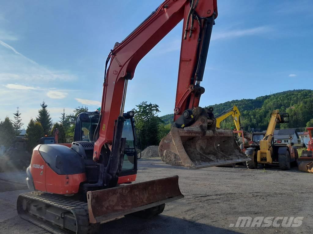 Kubota KX 080-4 中型油圧ショベル 7ｔ-12ｔ（ユンボ・パワーショベル・バックホー）