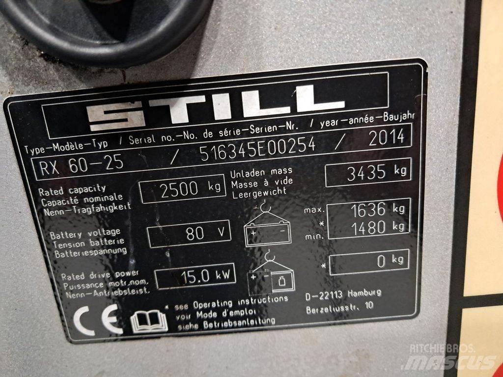 Still RX60-25 バッテリーフォークリフト
