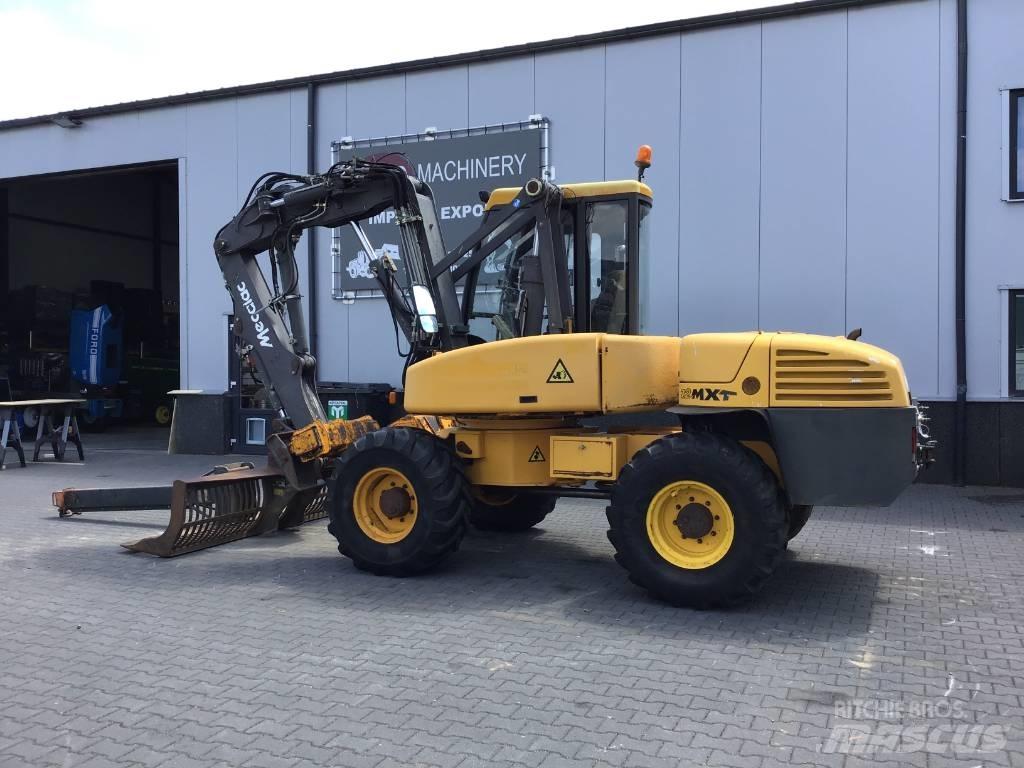 Mecalac 12 MXT ホイール式油圧ショベル（パワーショベル・ユンボ・バックホー）