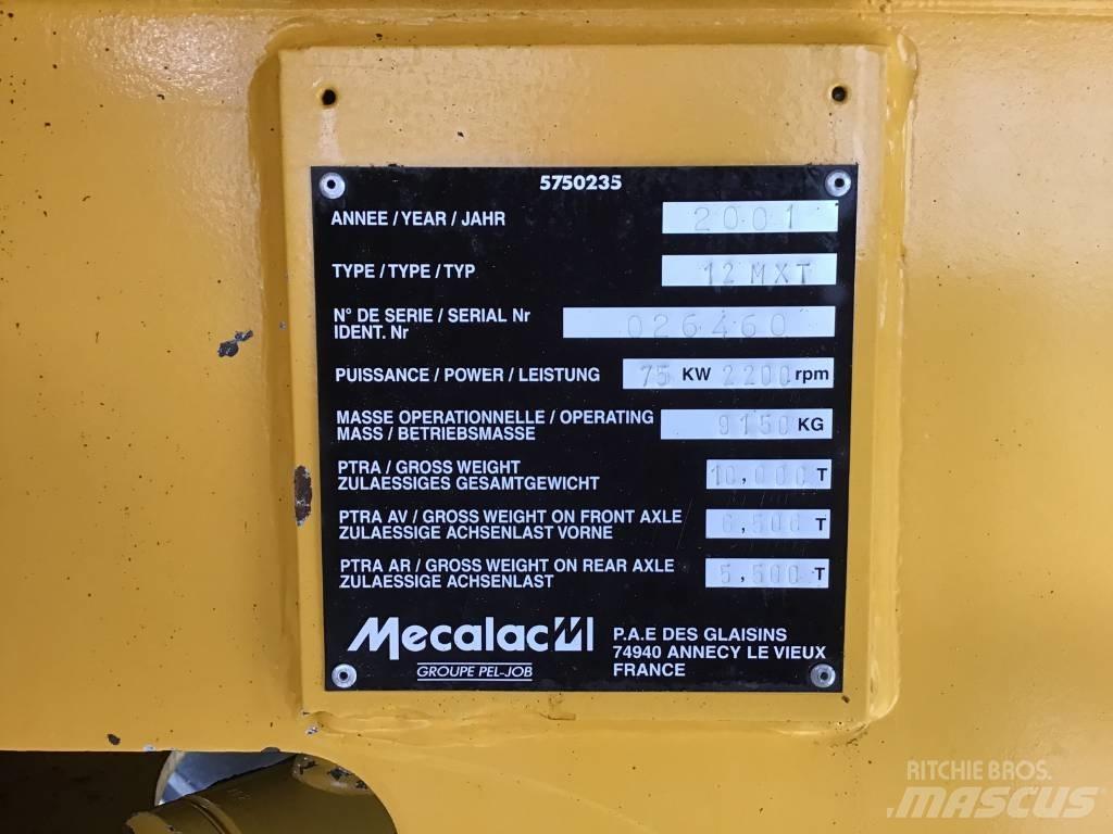 Mecalac 12 MXT ホイール式油圧ショベル（パワーショベル・ユンボ・バックホー）