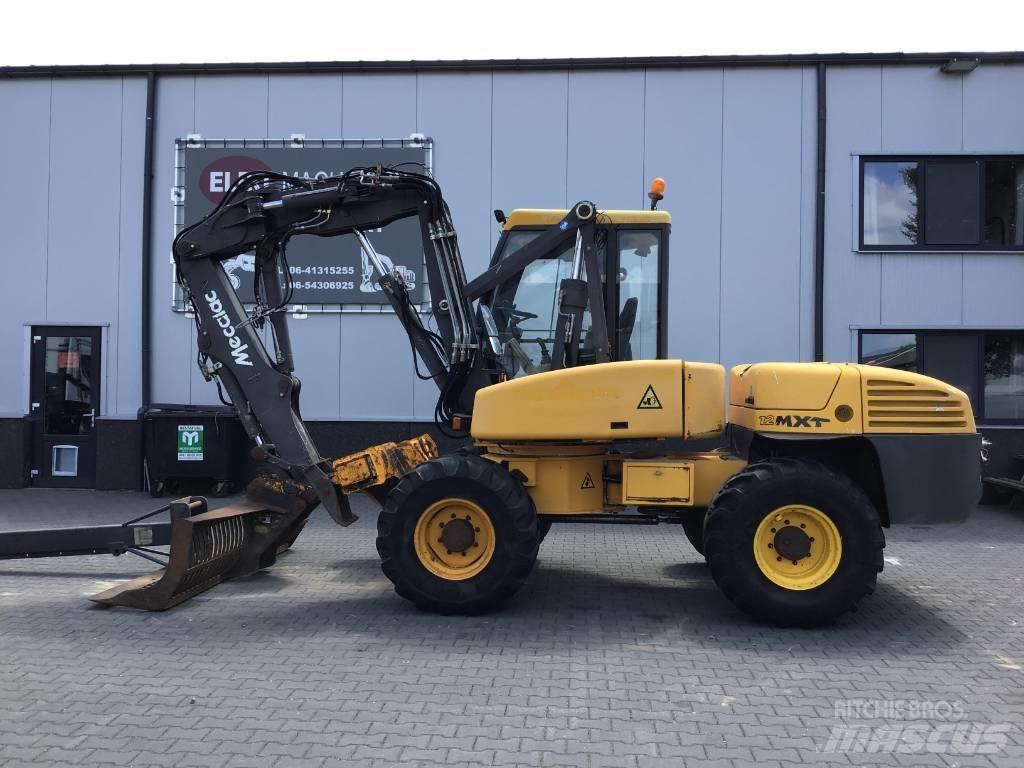 Mecalac 12 MXT ホイール式油圧ショベル（パワーショベル・ユンボ・バックホー）