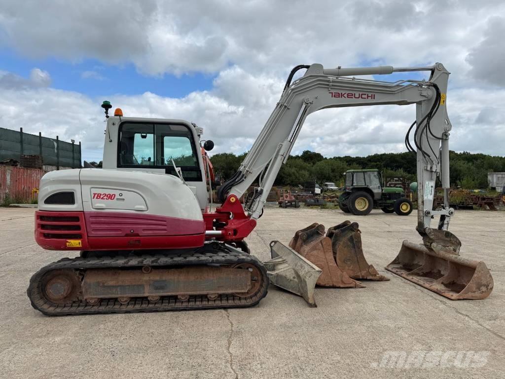 Takeuchi TB 290 中型油圧ショベル 7ｔ-12ｔ（ユンボ・パワーショベル・バックホー）