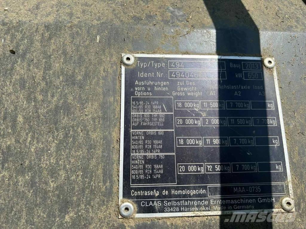 CLAAS Jaguar 980 自走式フォレージハーベスター